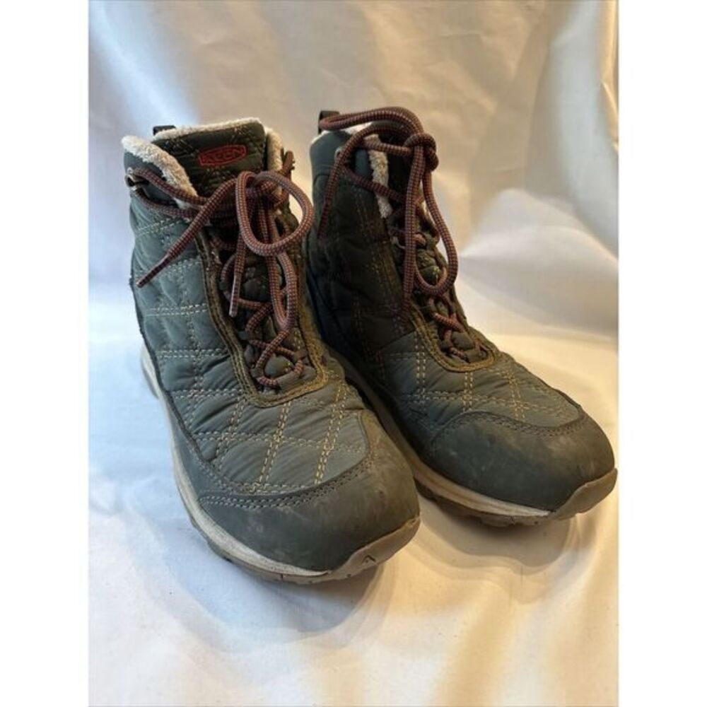 KEEN Terradora II Wintry Boot Sz 6.5 Rosin Waterproof Quilted 1025529 Womens